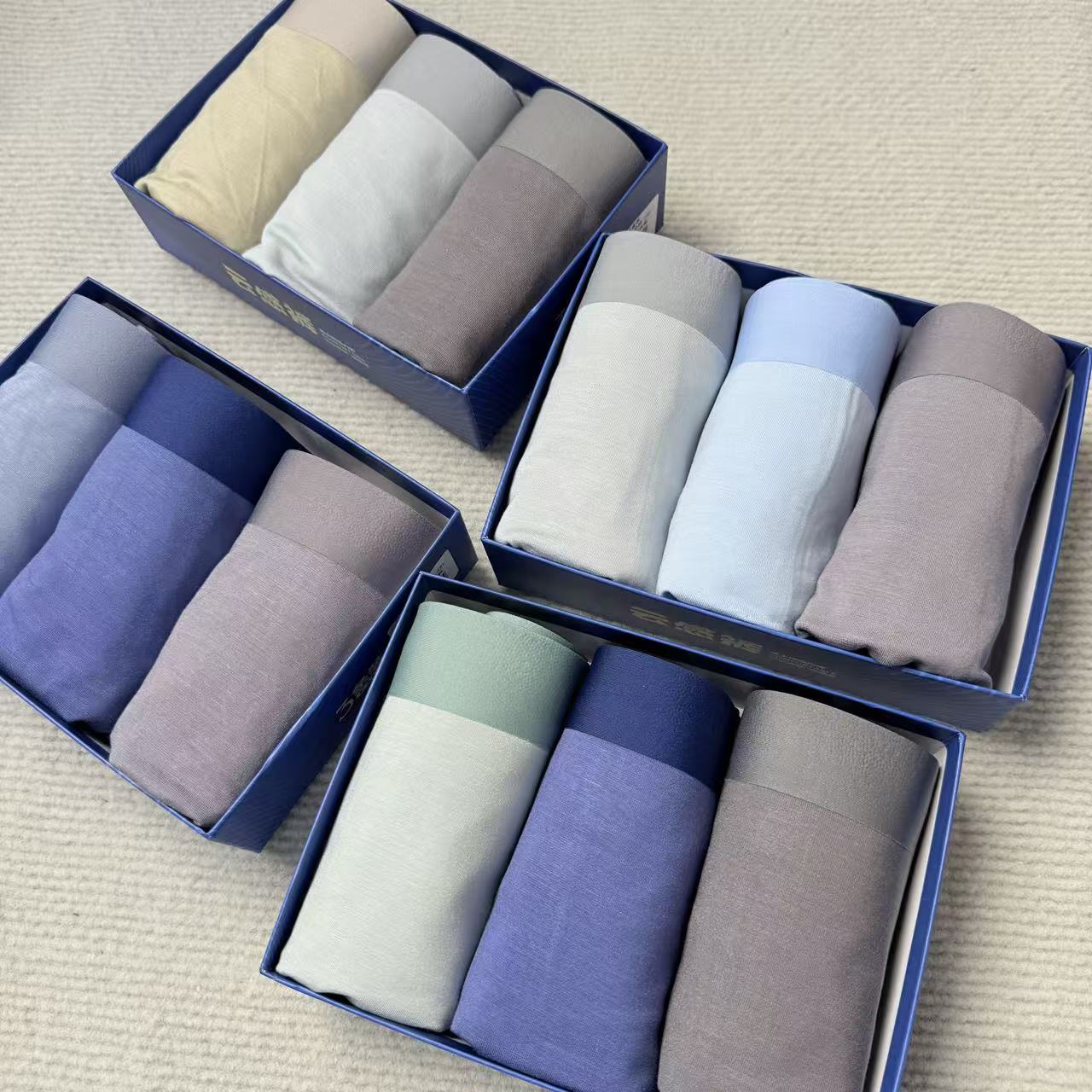 8649号5001#纯色舒适盒装小裤子（预）