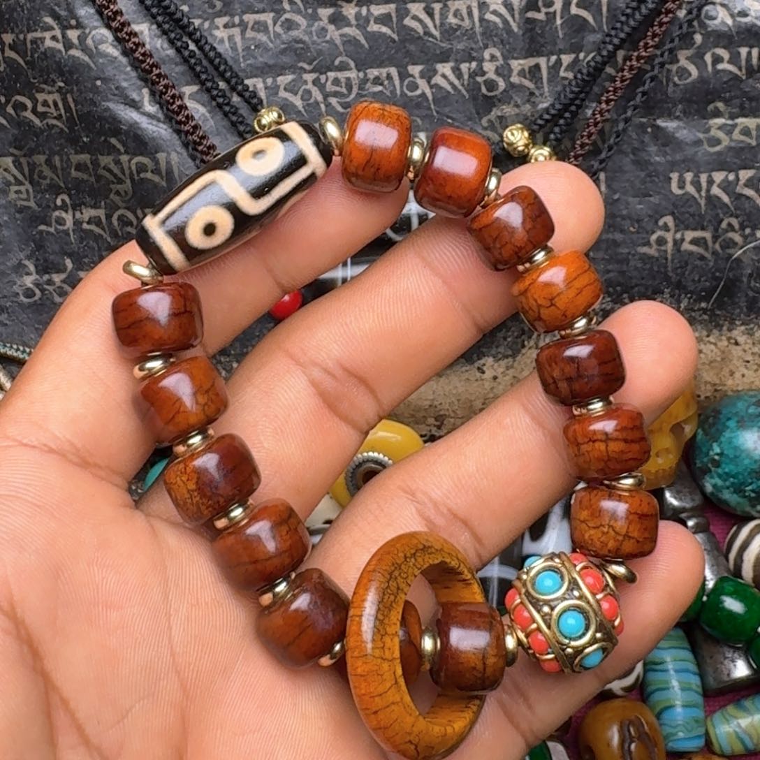 金刚菩提手串牦牛骨