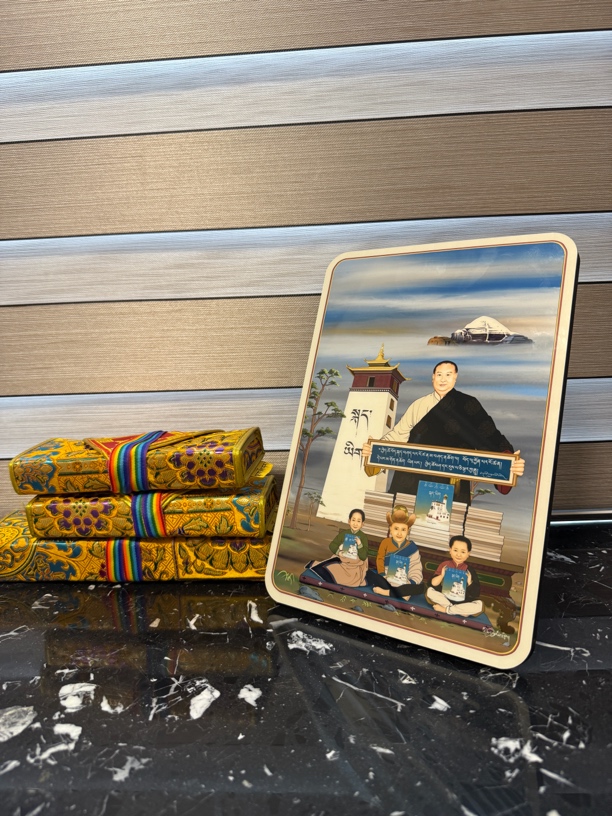 木质风景桌面摆件