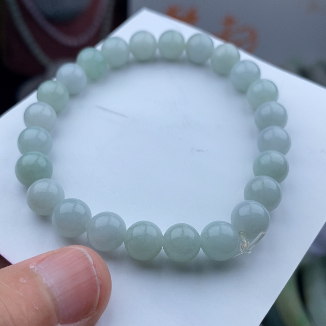 翡翠手链未镶嵌手串