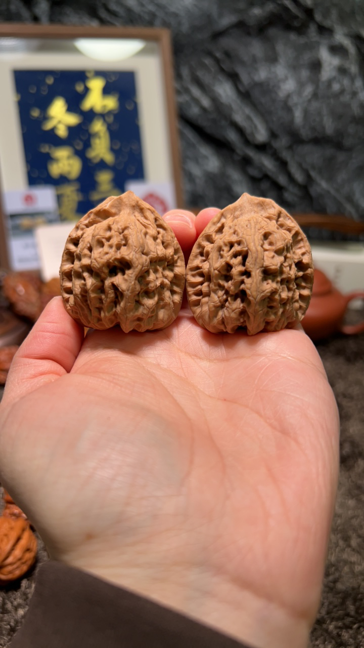 文玩核桃 盘山佛肚7413号40尺寸