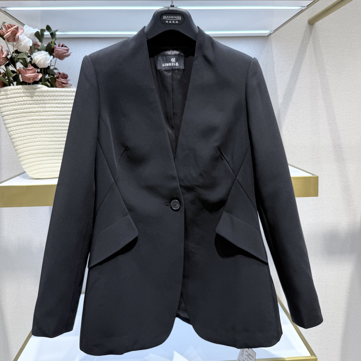 LINGZI/领姿时尚显瘦休闲女士西服4101201