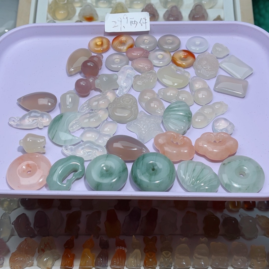 未镶嵌颈饰玛瑙/玉髓