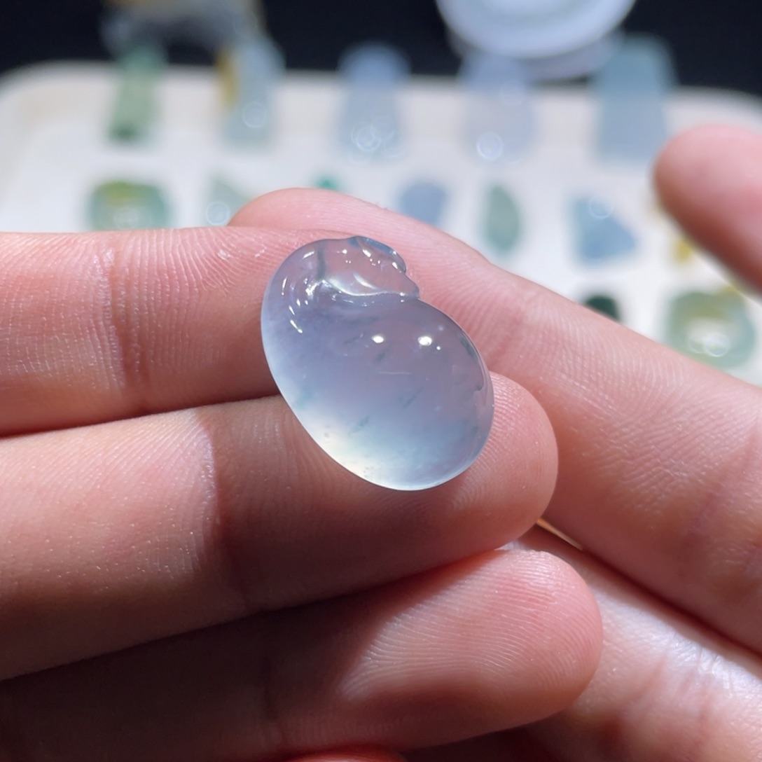 颈饰未镶嵌翡翠米袋