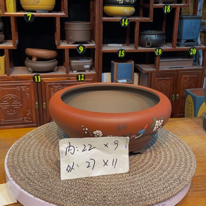 紫砂花盆紫砂花盆