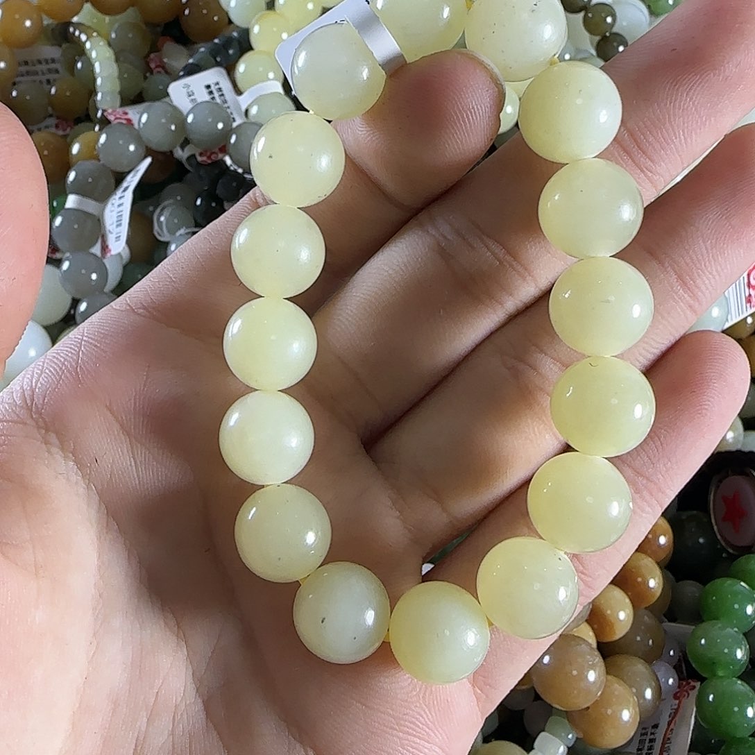 和田玉手链未镶嵌193