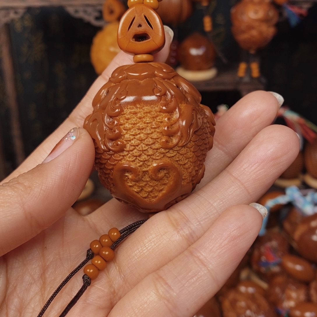 绿***茶橄榄核手串/手链祥云貔貅一套000679