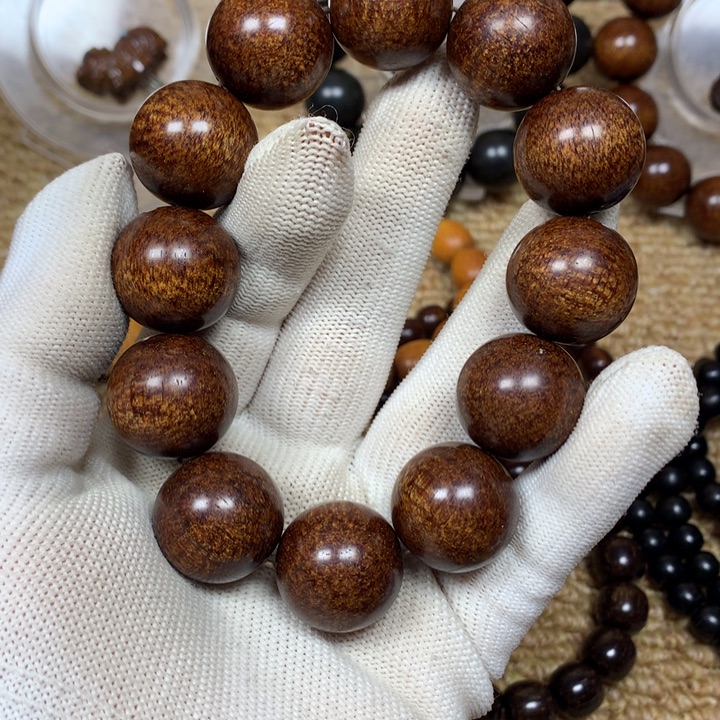 夜***落贡木手串/手链20圆珠