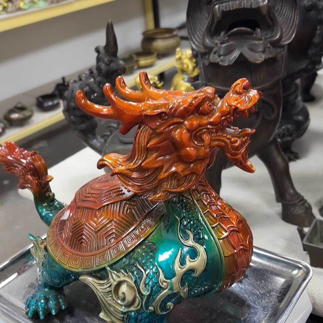 黄铜铜器摆件，动物摆件