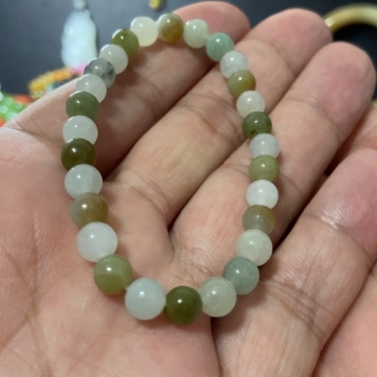 未镶嵌手串翡翠卡6.4