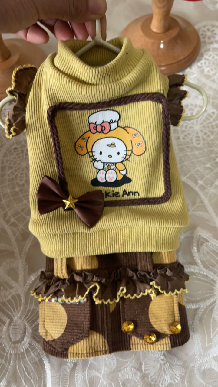 宠物（猫狗）通用两件套，背带可调节