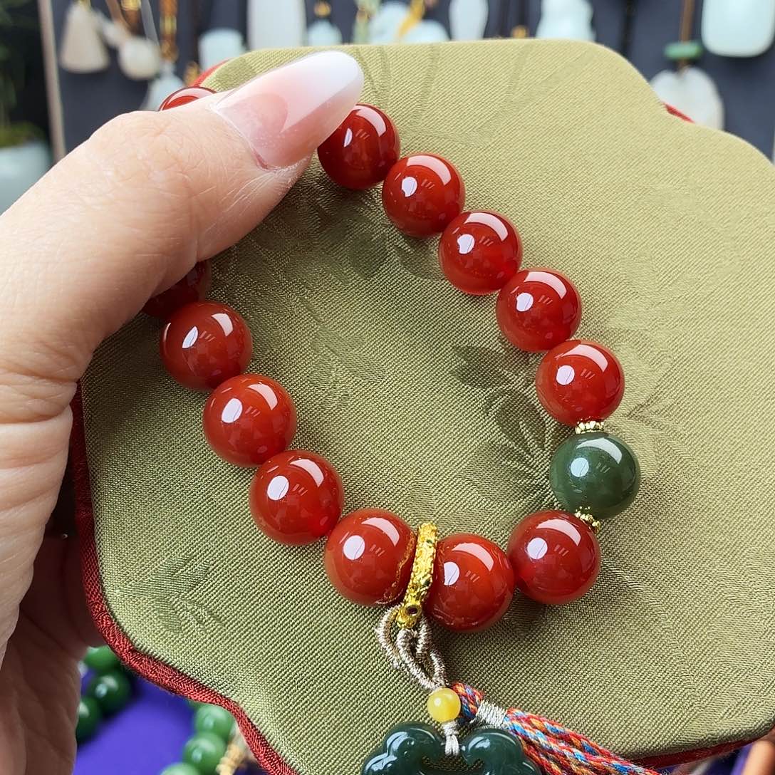 ▃***ゥ和田玉未镶嵌颈饰