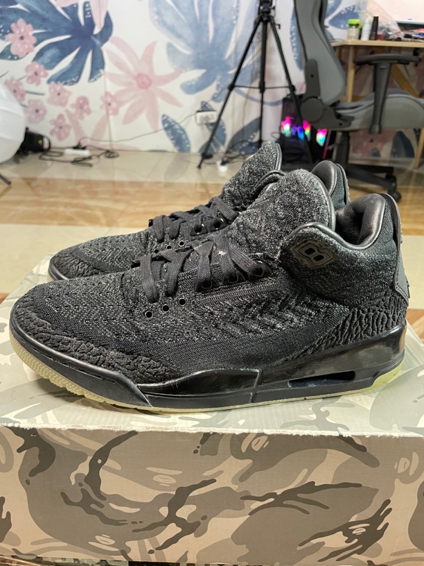 90新 maje 42.5码270/Air Jordan 3 潮流复古 抓地支撑 休闲鞋