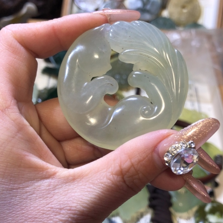 岫玉岫玉挂件未镶嵌