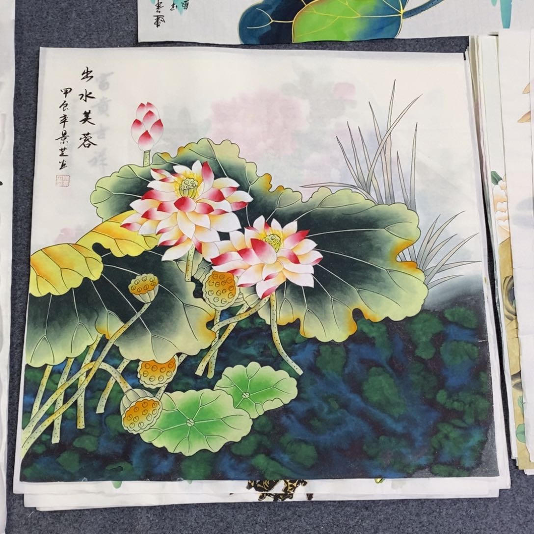 国画尺寸68✖️68斗方工笔画画