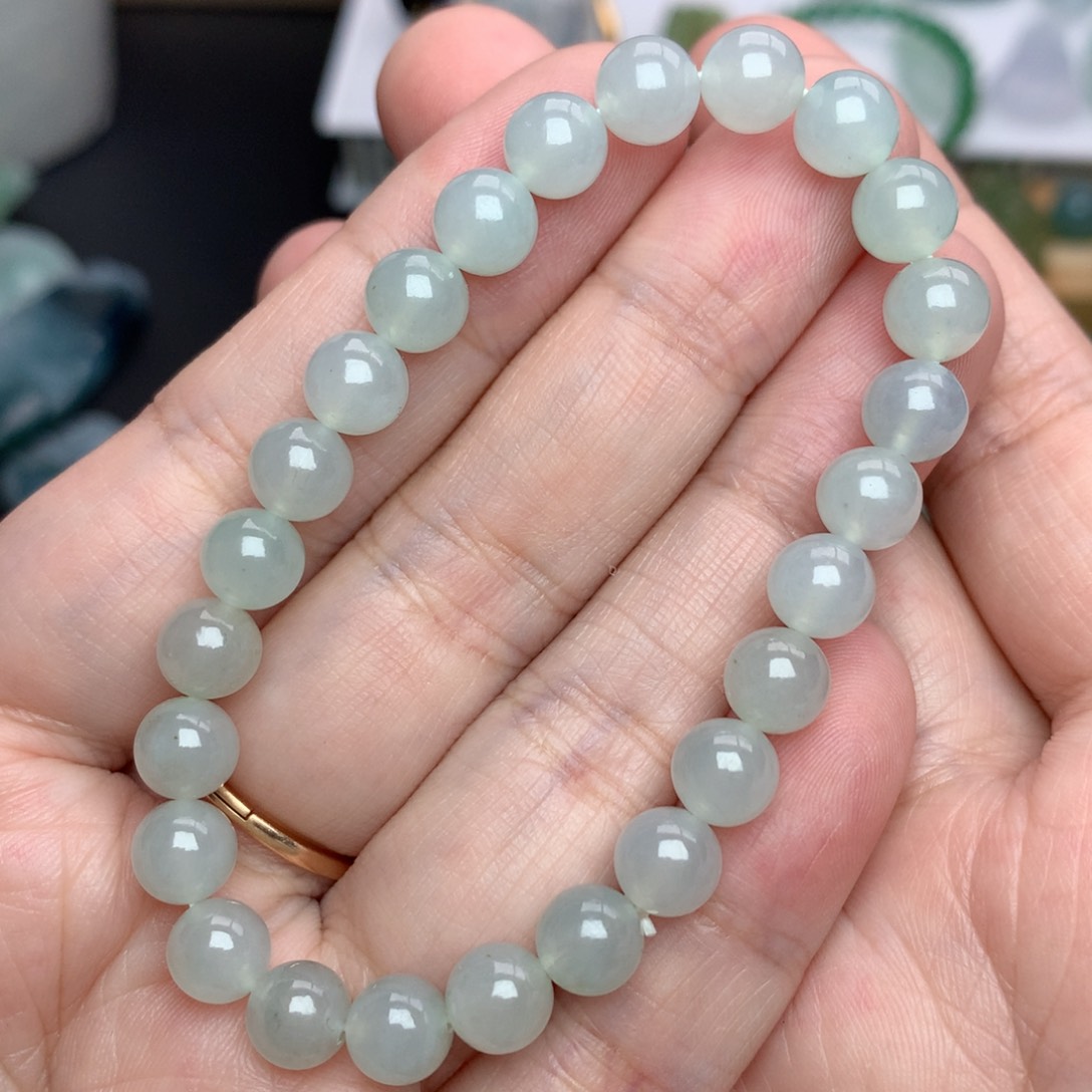 未镶嵌定制翡翠手串