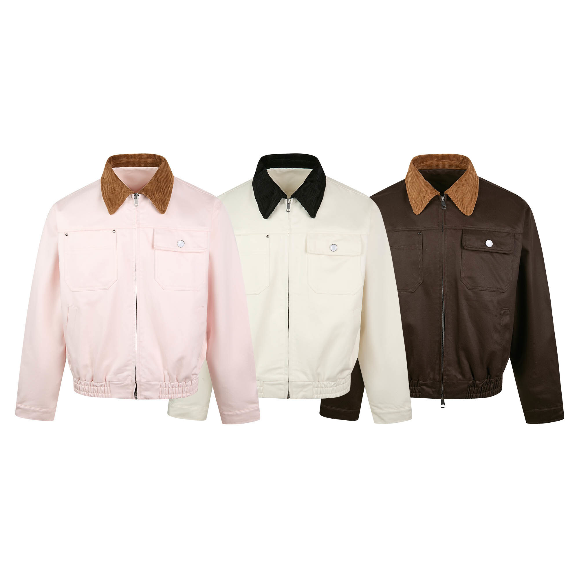 赛尔天丝棉新贵复古工装巴恩风夹克长袖琥珀流光休闲翻领外套男女