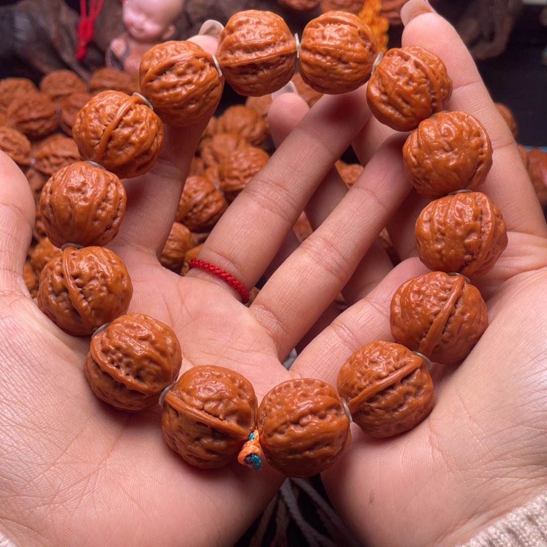 文玩核桃手串一根筋元宝