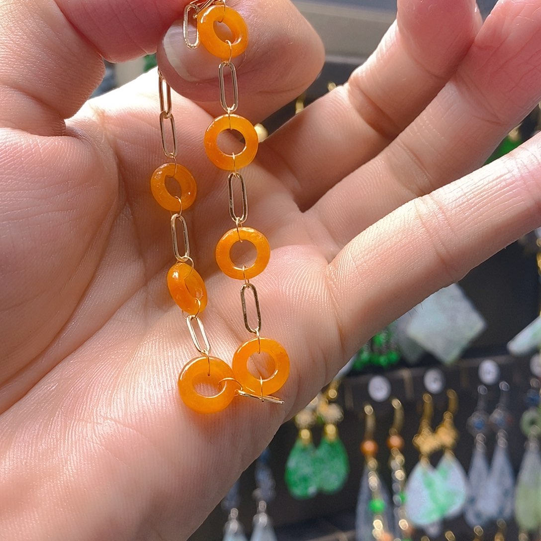 颈饰未镶嵌翡翠翡翠