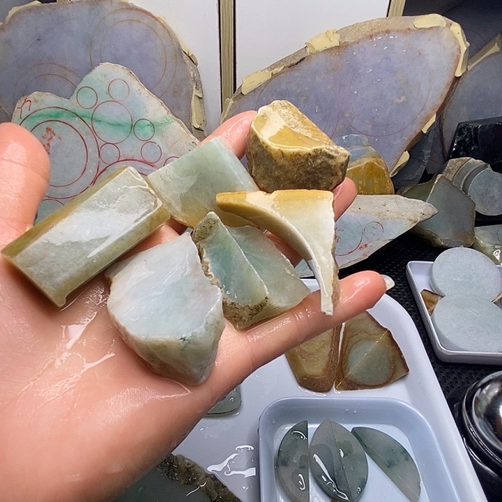 翡翠散珠缅甸翡翠9