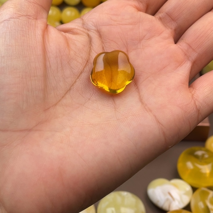 琥珀未镶嵌颈饰蜜蜡