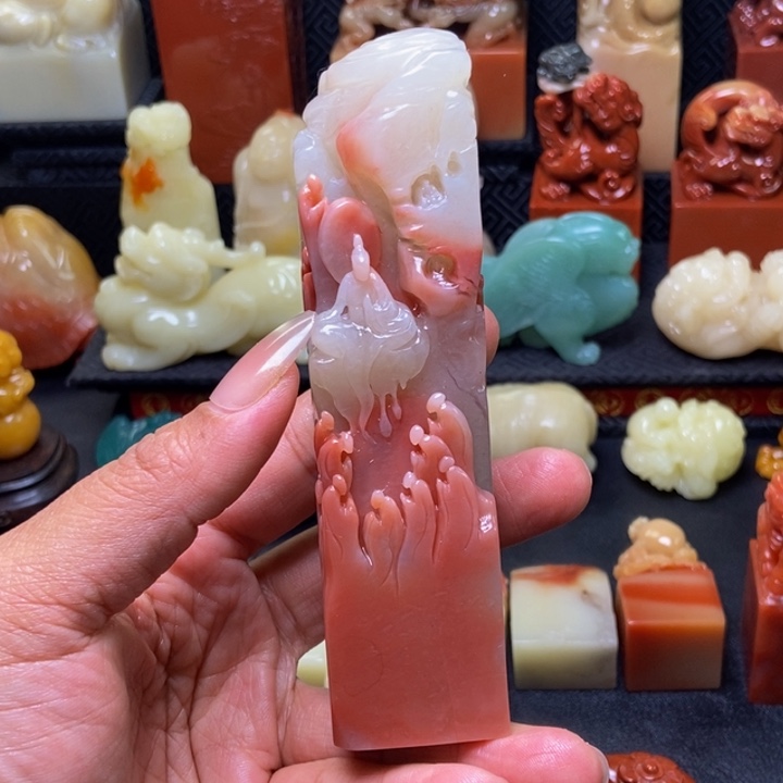 打***客印石寿山石寿山石