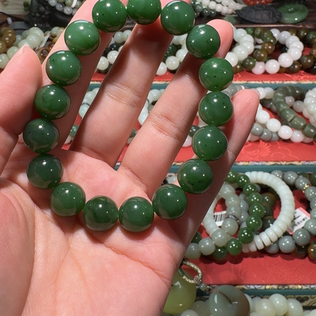 和田玉未镶嵌手链