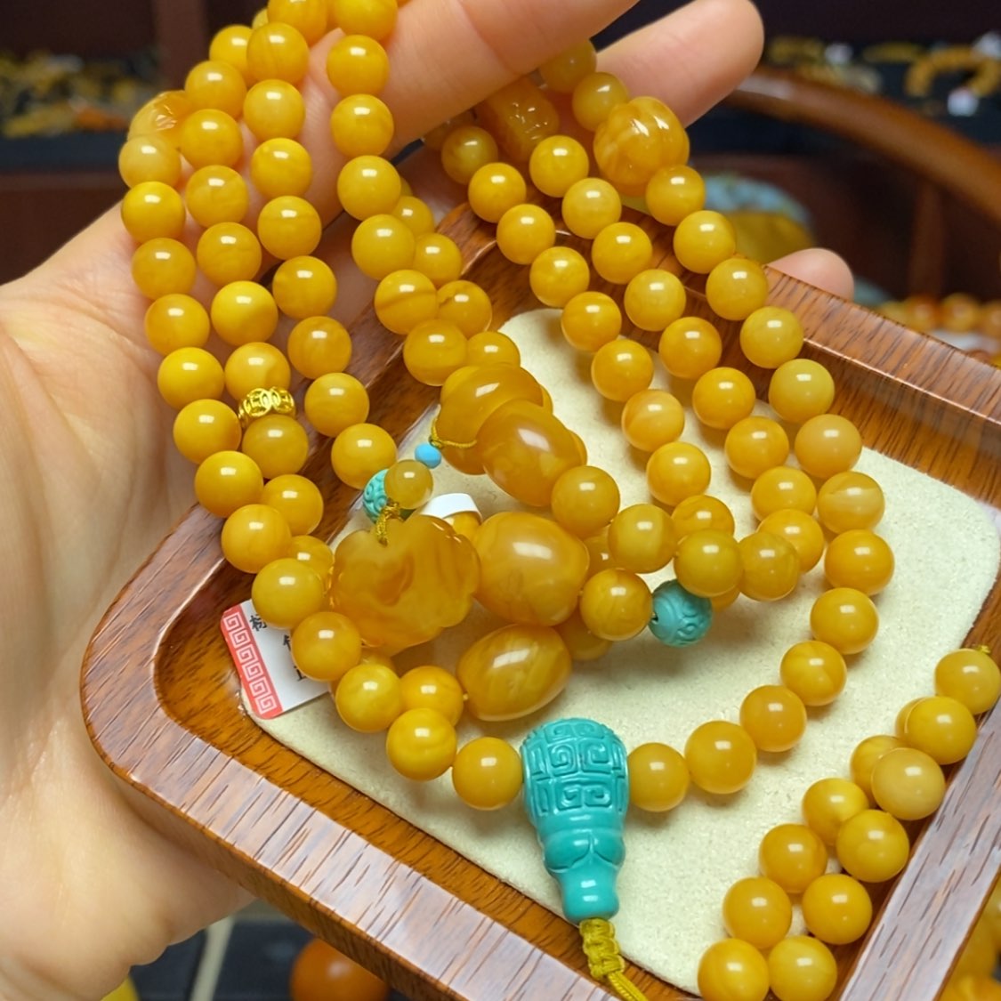 【闪购商品】蜜蜡手链未镶嵌手串