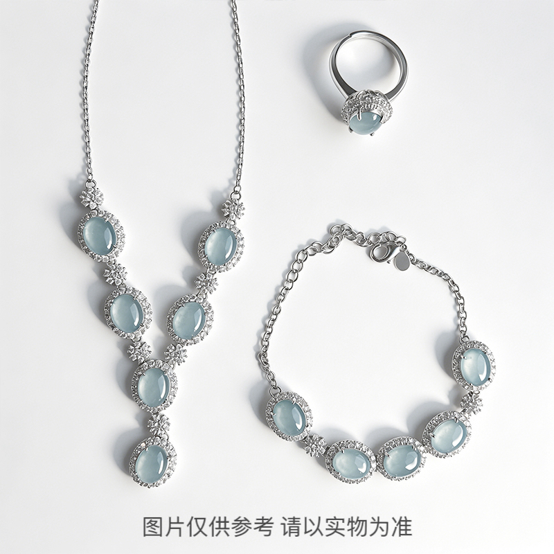 倾城之恋翡翠蛋面套链 DM4