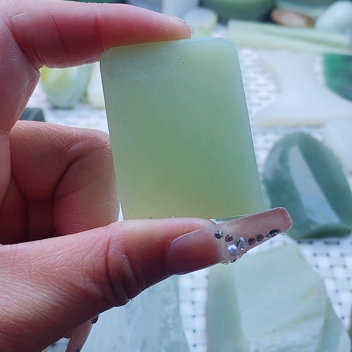 和田玉和田玉青海料未镶嵌