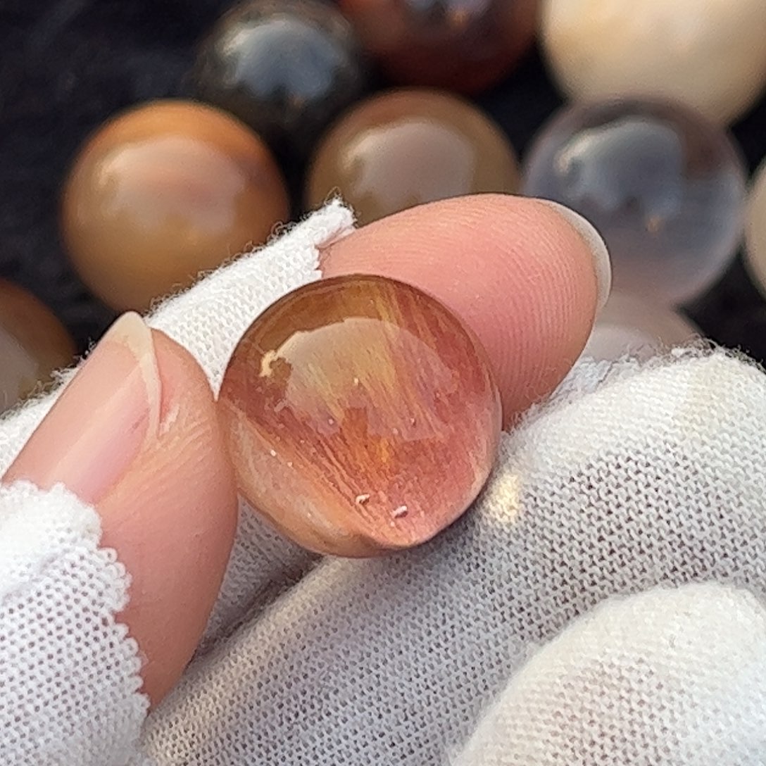 呢***歌发晶珠宝半成品银S925镶嵌兔毛单珠