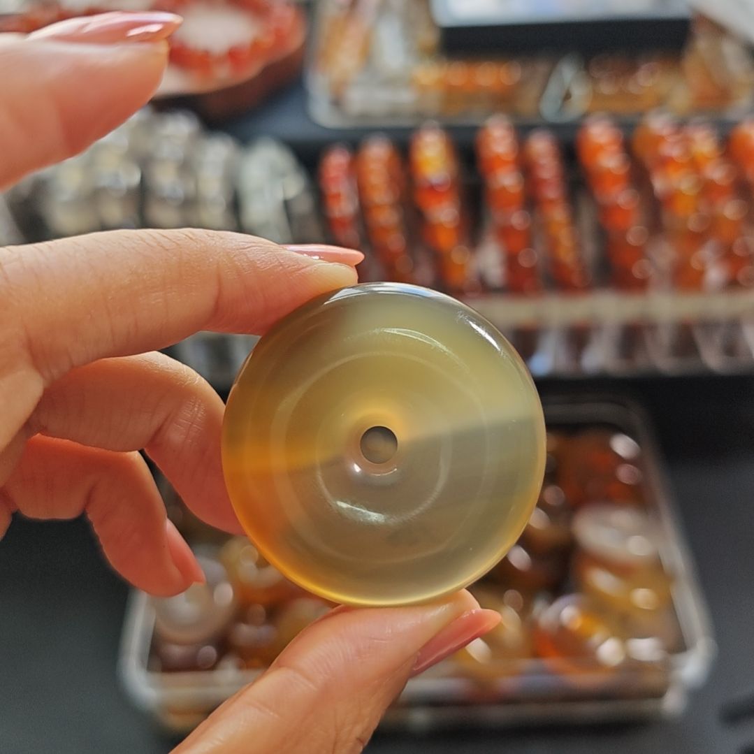 简***单玛瑙/玉髓未镶嵌手串