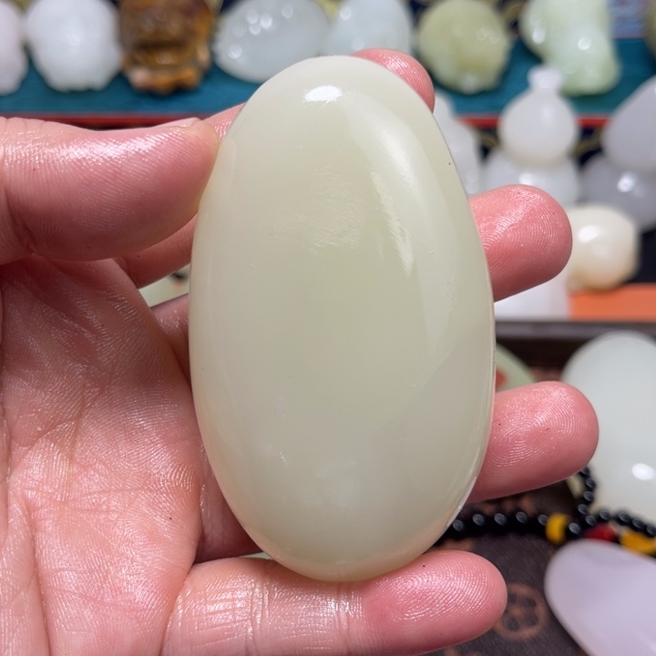 ****遠石材方解石手把件不退换