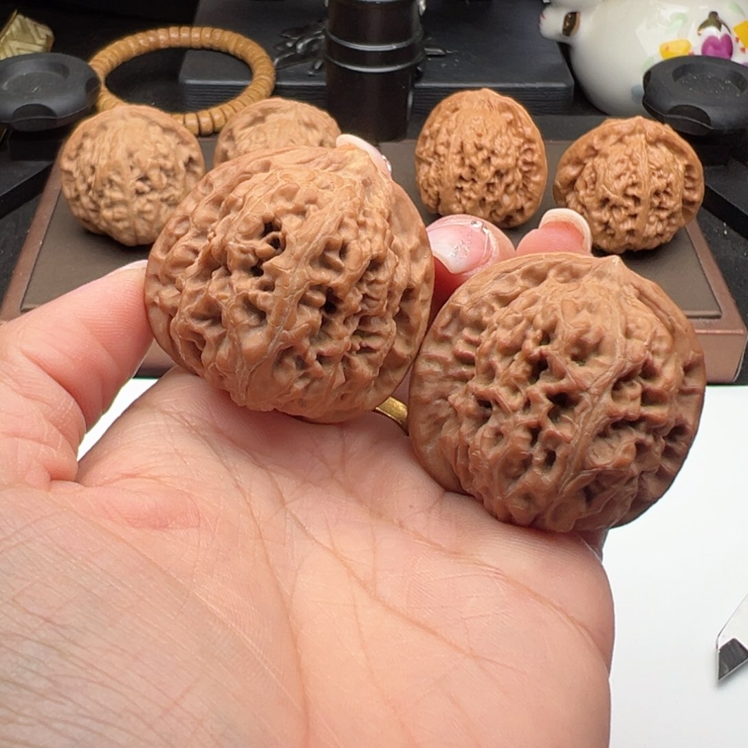 文玩核桃把件凤凰台41