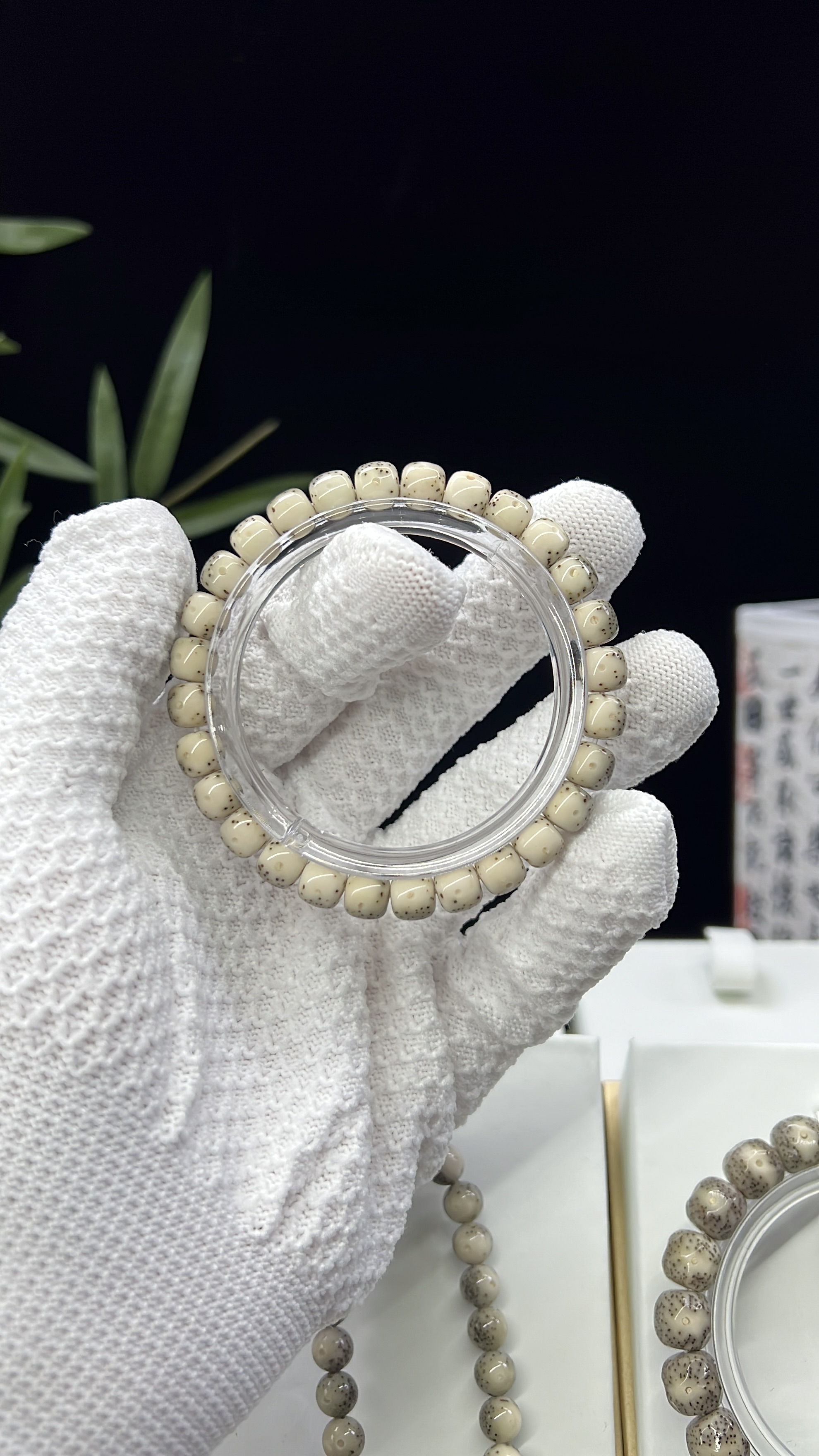 星月菩提手串通体大留白8*7