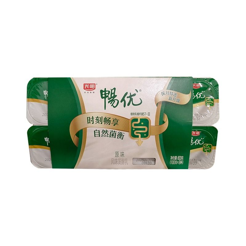 Y1光明畅优100g*8优酪乳酸牛奶(原味)A