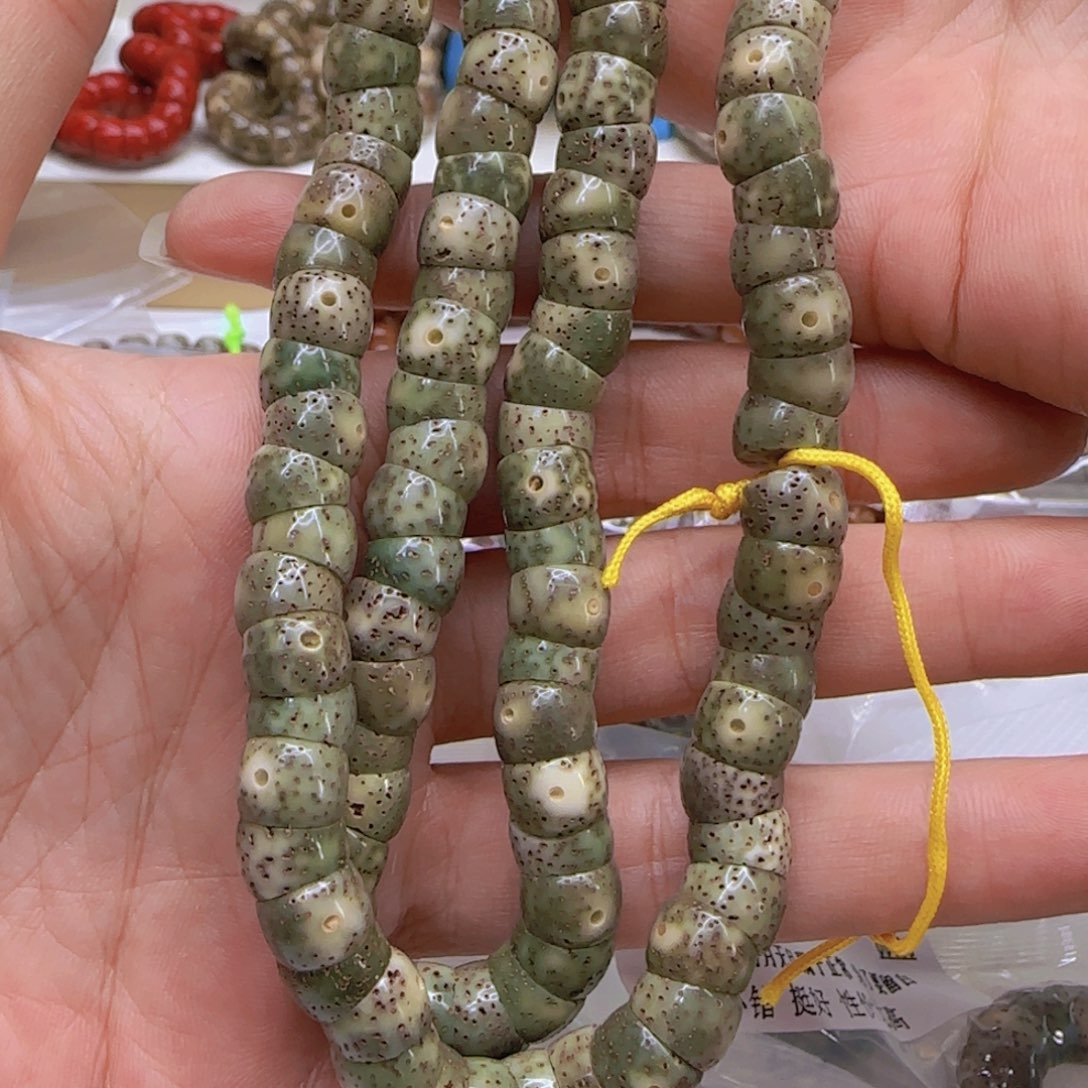 星月菩提手串78哈哈绿星月菩提9大肠108