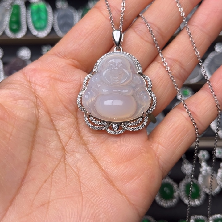 玛瑙/玉髓颈饰合金