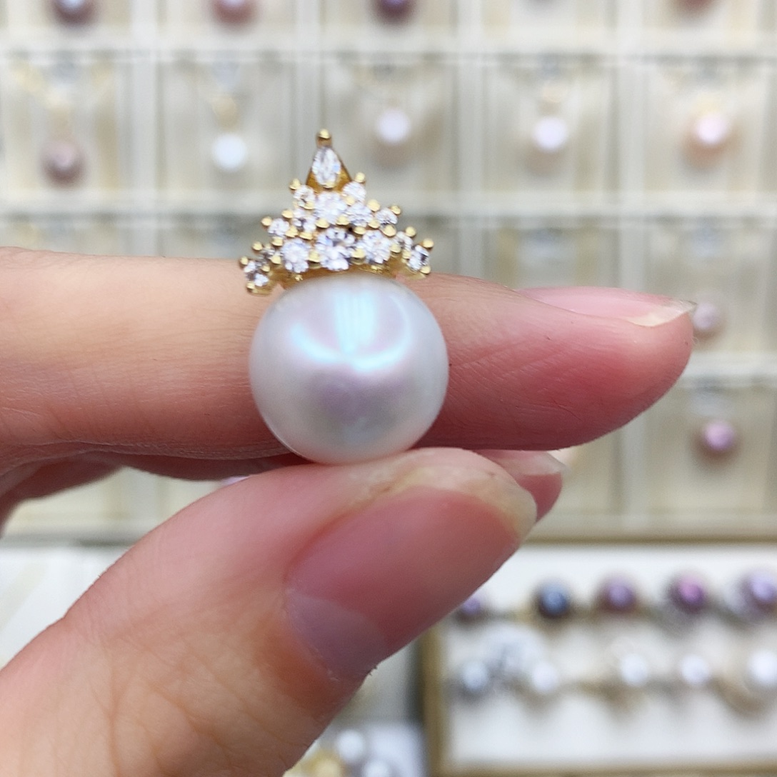 淡水珍珠颈饰合金