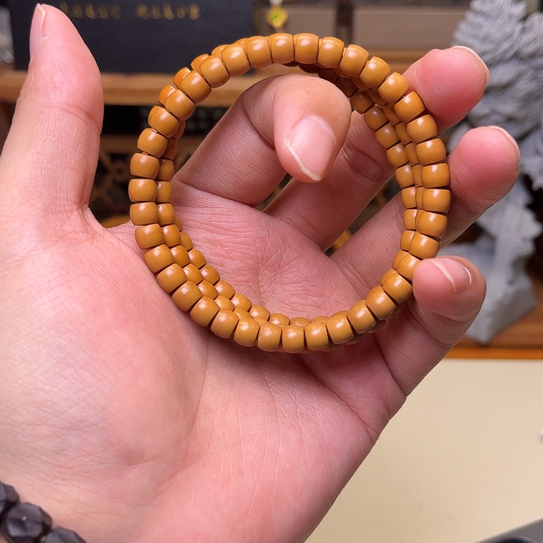 手串/手链橄榄核【听松文玩】sss级工艺精品橄榄核尖单圈6.5