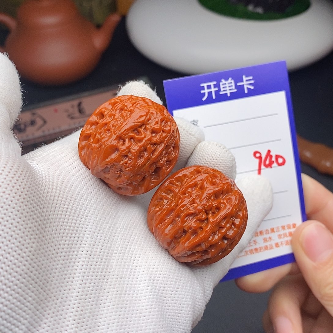 把件文玩核桃34铁锤940