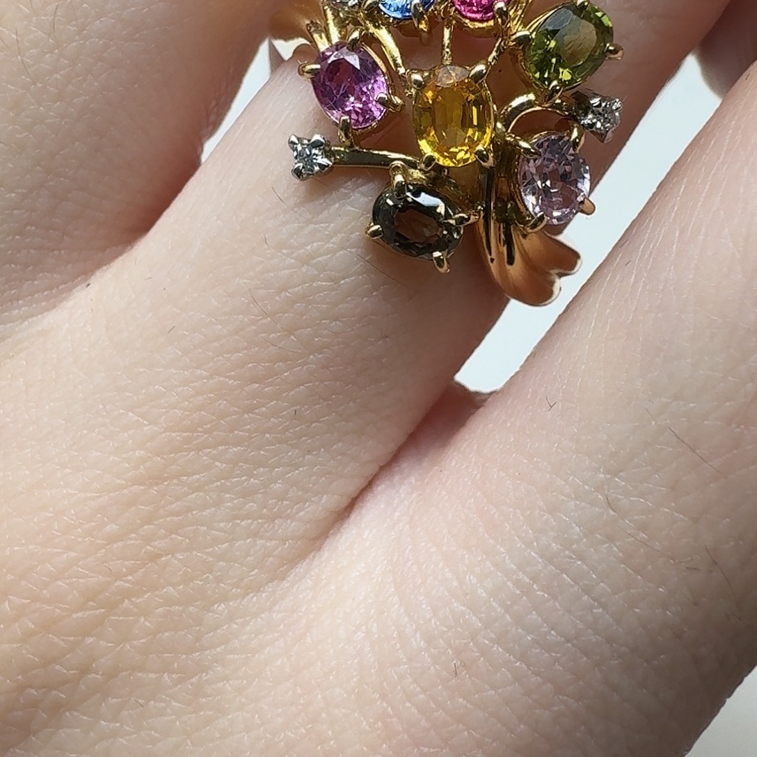 戒指未镶嵌蓝宝石