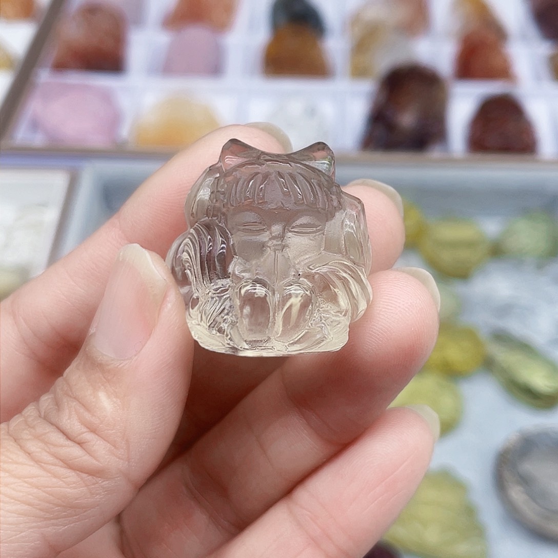 水晶吊坠(不含链)未镶嵌