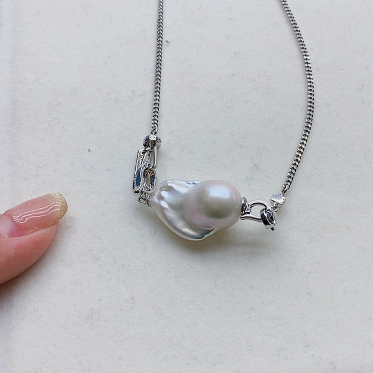 【闪购商品】淡水珍珠耳饰银S925镶嵌?*7