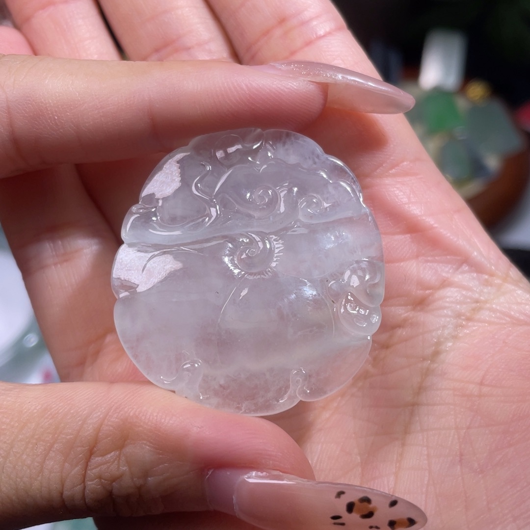 翡翠颈饰未镶嵌   如意