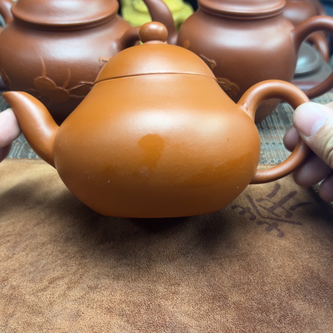 牧***云紫砂茶壶宜兴原矿紫砂壶350毫升容量