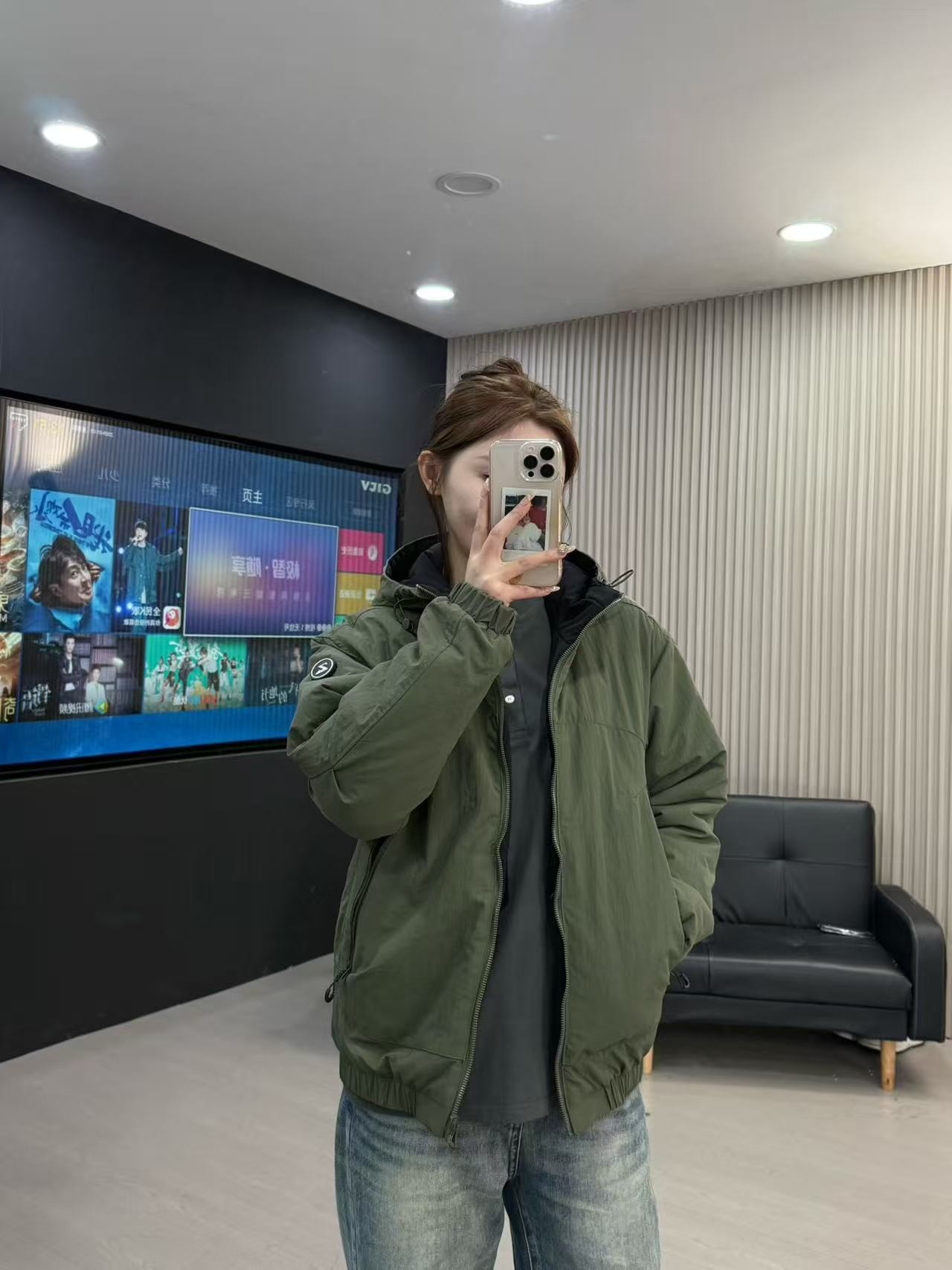 【加棉双面穿】2025春秋男士连帽夹克防风宽松冲锋衣潮流休闲外套02