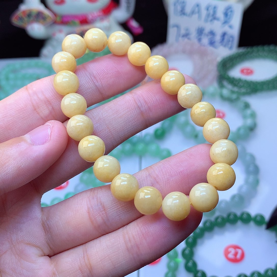 翡翠毛衣链未镶嵌