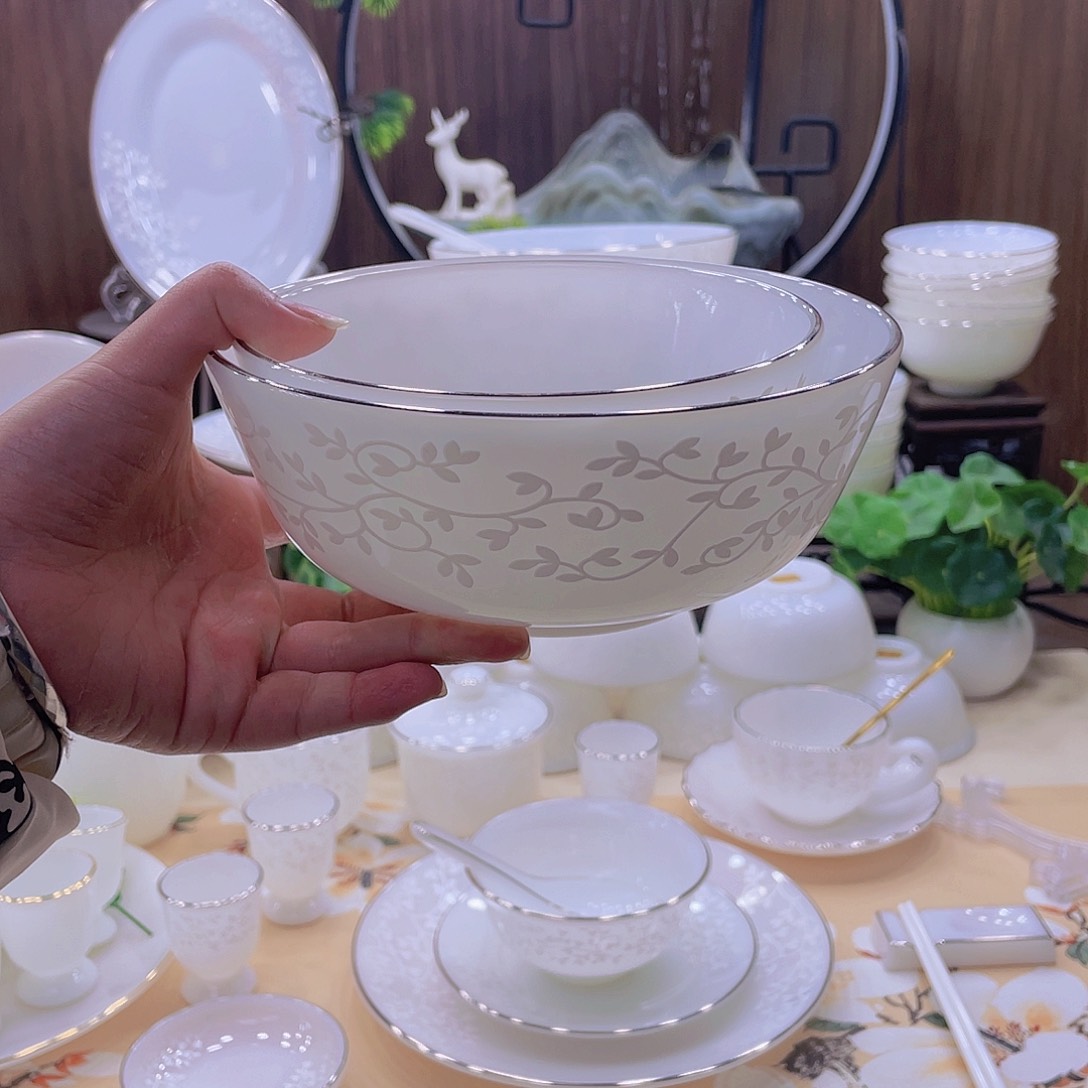 瓷暗香浮动面碗5.5 6.5各2个