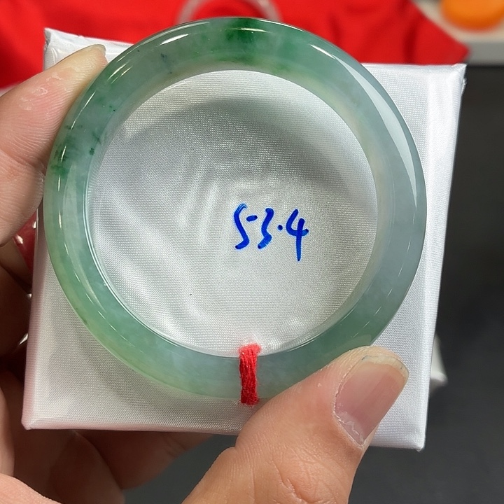 翡翠未镶嵌手镯天然翡翠手镯18号